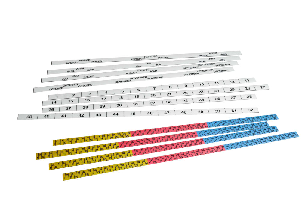 für magnethaftende, beschreibbare und Pinn - Tafeln