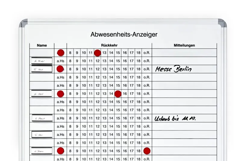 Schreibtafeln & Infotafeln Ultradex - Onlineshop Lean Management